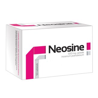 Neosine 500mg x 50 tablets przeciwwirusowy i zwiększającym odporność organizmu 50 tabletek