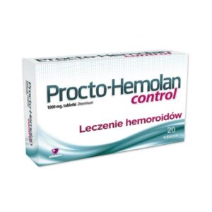Procto-Hemolan Control 1000 mg, 20 tabletek hemoroidy
