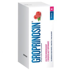 Groprinosin 250 mg/ 5ml, syrop, 150 ml (neosine) przeciwwirusowy