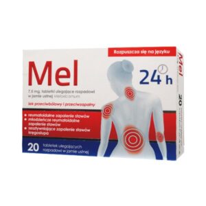 Mel 7,5 mg 20 tabletek W bólach kostno-stawowych i mięśniowych mel