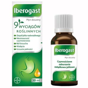 Iberogast płyn doustny 20 ml IBS Bol Brzucha Wspomaga trawienie
