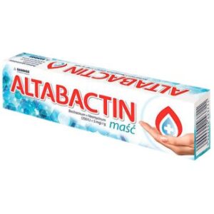 Altabactin, (250 IU + 5 mg)/ g, maść, 5g bakteryjne zakazenie skory rany odmrozenia oparzenia