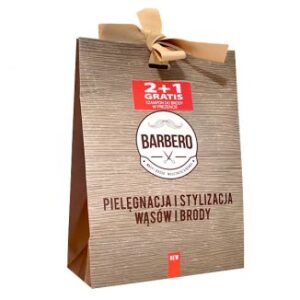 Barbero, olejek nawilżajacy do brody, 50 ml + wosk stylizujacy, 40 g + szampon do brody w prezencie