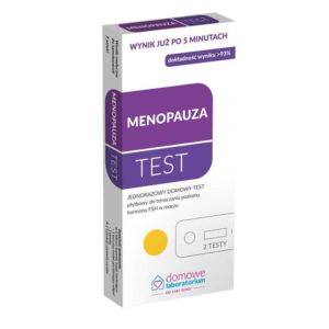 Domowe Laboratorium Menopauza Test domowy test do wykrywania FSH w moczu 2 sztuki