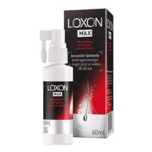 Loxon Max 50 mg/ ml, plyn na skore, 60 ml wypadanie wlosow lysienie