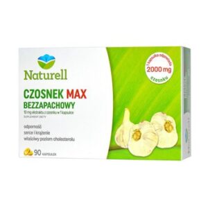 Naturell Czosnek Max Bezzapachowy, 90 kapsulek uklad odpornosciowy uklad krazenia