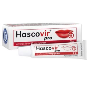 Hascovir Pro 50 mg/ g, krem, 5 g Opryszczka
