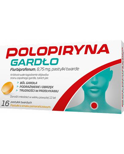Polopiryna Gardlo pastylki twarde o smaku pomaranczowym - 16 past. stany zapalne