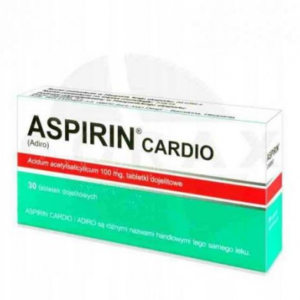 ASPIRIN CARDIO 100 mg 30 tabletek dojelitowych INPHARM