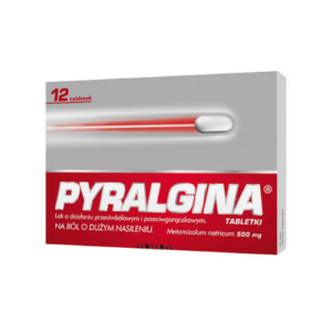 PYRALGINA - 12 tabl. bol goraczka