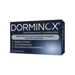 DORMINOX 12,5 MG TABLETKI POWLEKANE 7 SZT. nasenny nasenna