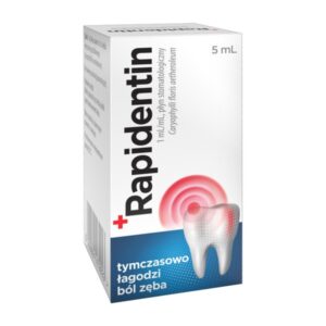 RAPIDENTIN, 1 ML/ML, PLYN DO STOSOWANIA W JAMIE USTNEJ, 5 ML bol zeba
