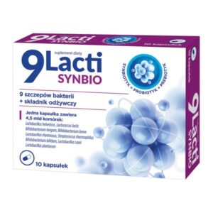 9LACTI SYNBIO, KAPSUlKI, 10 SZT. probiotyk antybiotykoterapia