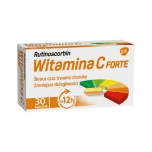 RUTINOSCORBIN Witamina C Forte, 30 kapsulek