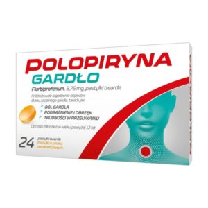 POLOPIRYNA GARDLO, 8,75 MG, PASTYLKI TWARDE, 24 SZT.