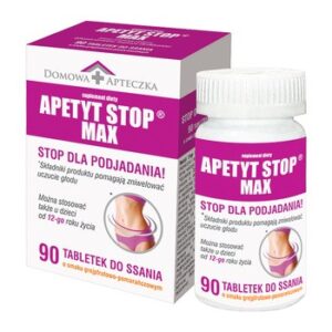 DOMOWA APTECZKA Apetyt Stop Max tabletki do ssania - 90 szt. dieta odchudzanie