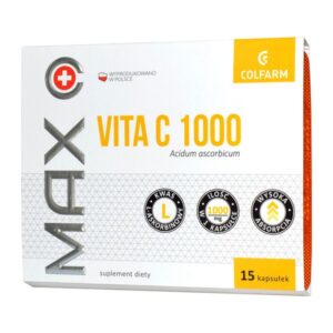 MAX VITA C 1000, KAPSUŁKI, 15 SZT.