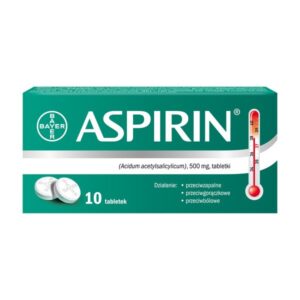 ASPIRIN, 500 MG, TABLETKI, 10 SZT.  ***** Najtaniej w UK *******