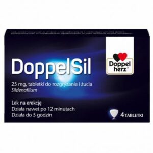 DoppelSil 25 mg, na erekcje 4 tabletki erekcja