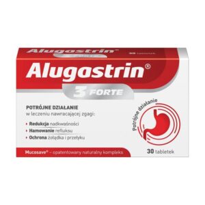 ALUGASTRIN 3 FORTE, TABLETKI, 30 SZT. refluks nadkwasnosc