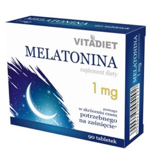 VITADIET Melatonina 1 mg - 90 tabl. na sen
