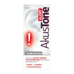 AKUSTONE ALERT, KROPLE DO USZU, 15 ML