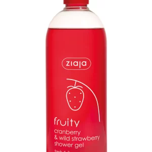 Ziaja Fruity Cranberry & Wild Strawberry Shower Gel 500Ml