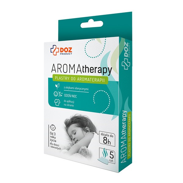 Plastry do aromaterapii, 5 szt olejek eteryczny