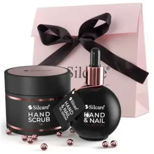 Silcare So Rose! So Gold! serum do rąk i paznokci 75 ml + peeling do rak 150 ml [ZESTAW]